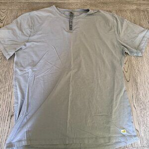 Vuori Men's Short Sleeve T Shirt (XXL) Light Gray